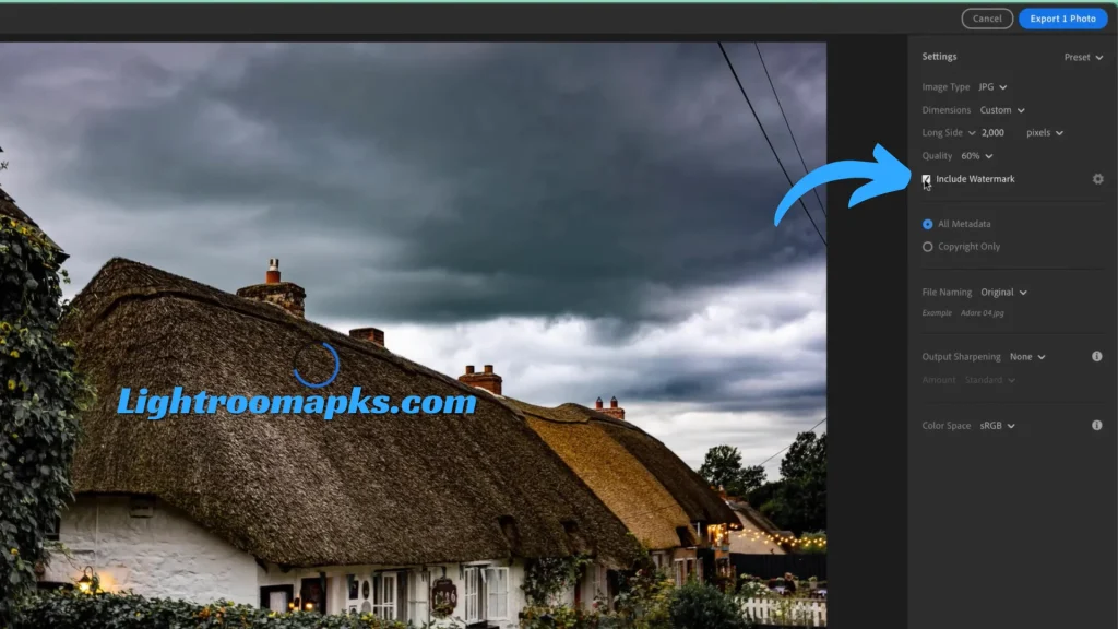How to Create and Add Watermark in Adobe Lightroom 2024 [Android, iOS, PC] 2