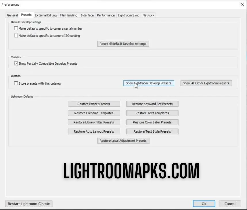 how to import Lightroom app presets lightroomapks.com 